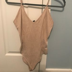 BRAND NEW Forever21 Suede Bodysuit